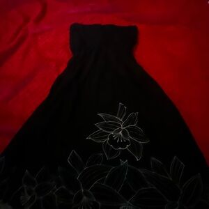 BAMBOO Black Textured Fabric